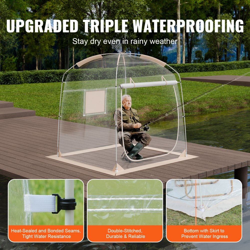 Sports Tent Instant Tent Shelter Weather Proof 2-4 People Bubble Tent