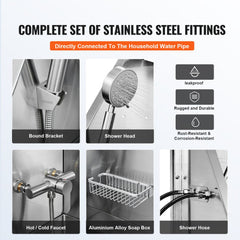Stainless steel dog grooming tub with ramp, faucet, and anti-slip surfaces for safety.