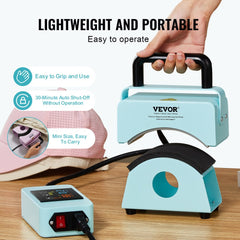 Hat Press Machine Mini Hat Heat Press for Caps 5.9x3.15 inch Plate Green