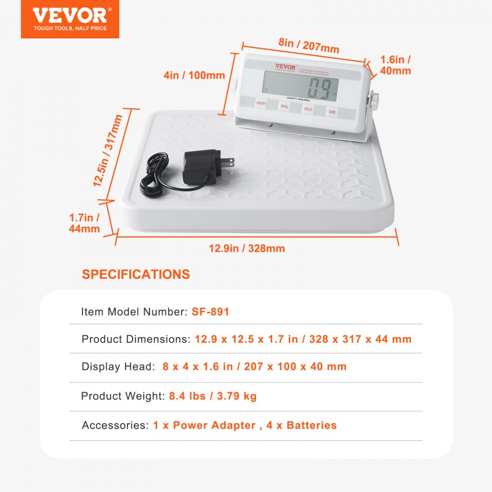 Portable Medical Scale Professional Digital Physician Weight Scale 440LBS