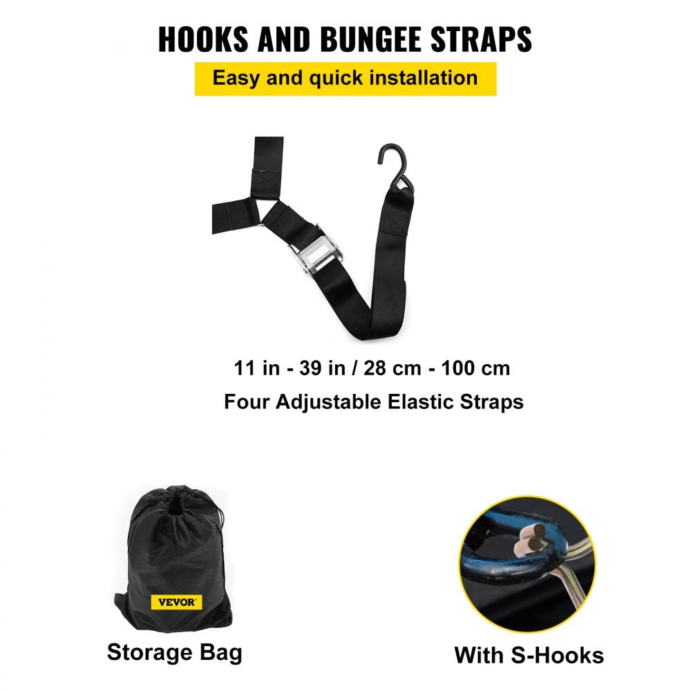 3.5`x 4.1` Cargo Net with S-Hooks, Truck Bed Cargo Net Heavy Duty Cargo Nets Capacity 1100LBS for Pickup Trucks (42" x 50")