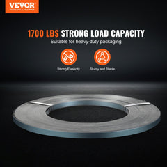Packaging Steel Strapping Roll 3/4" x 0.02" x 1640` Banding Strap 1700 lbs