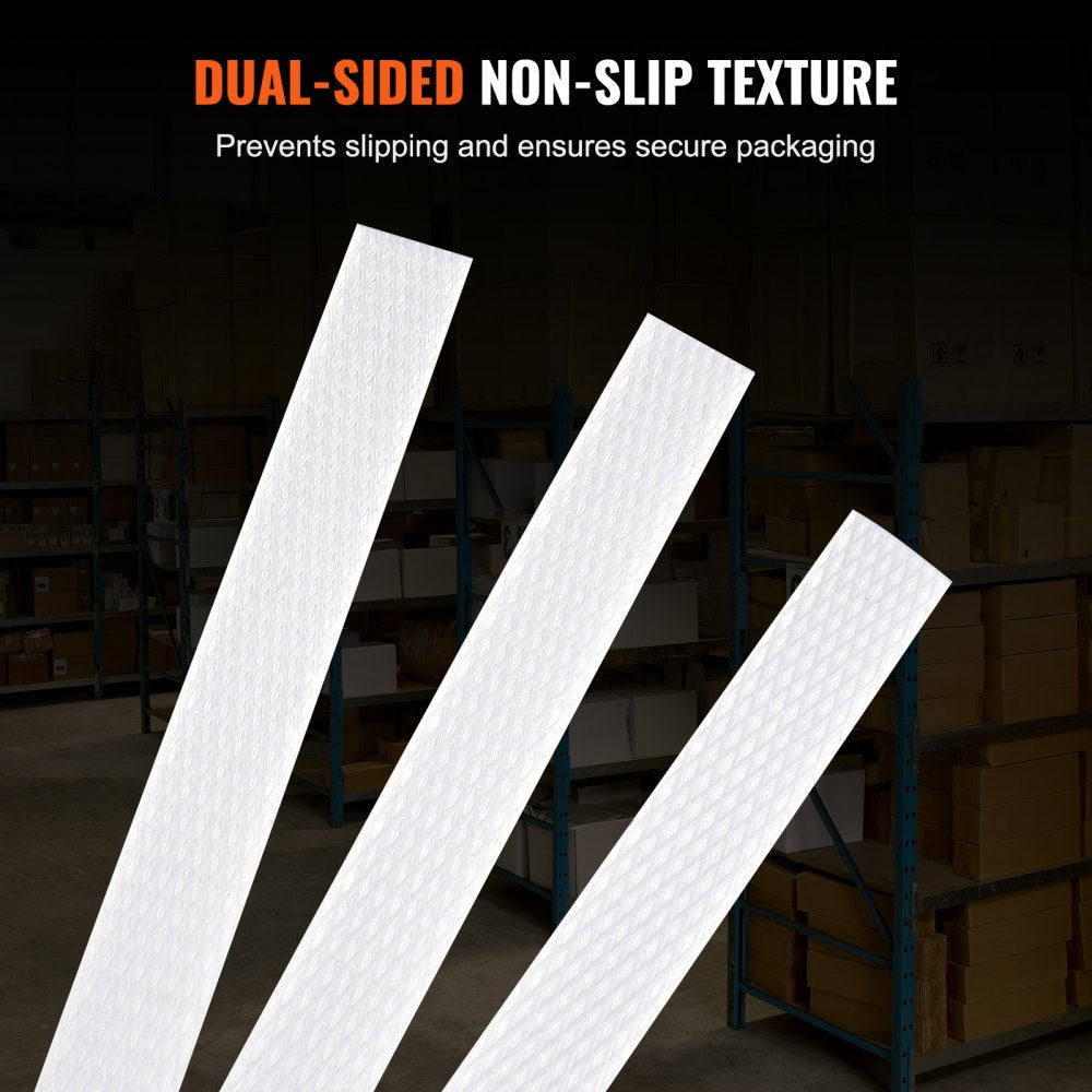 Packaging PP Strapping Roll 1/2" x 0.03" x 9900` Banding Strap 243lbs Load