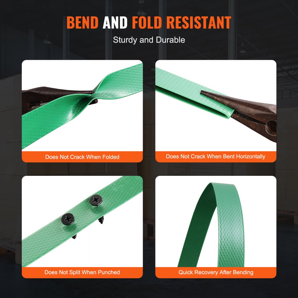 Packaging Polyester PET Strapping Roll 0.63" x 0.03" x 4000` Banding Strap
