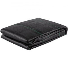 Geotextile Fabric, 12.5 x 50 ft 3.5oz Woven PP Driveway Drain Cloth w/ 600lbs Tensile Strength, Heavy Duty Underlayment for Soil Stabilization, Landscaping, Weed Barrier, 12.5FT50FT-3.5OZ, Black
