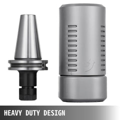 Bostome CAT40 ER16 collet chuck set with eight pieces and 70mm gage length for CNC machining.