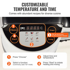 Butter Infuser Machine, 6 Functions Herbal Infuser, Magic Butter Machine & Oil Infusion Machine with Customizable Temperature And Time, Herbal Recipe Book & All Accessories Included