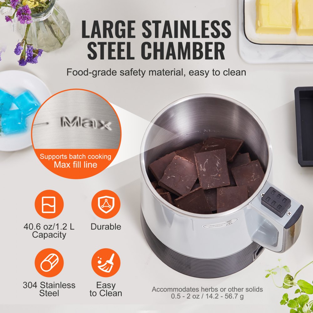 Butter Infuser Machine, 6 Functions Herbal Infuser, Magic Butter Machine & Oil Infusion Machine with Customizable Temperature And Time, Herbal Recipe Book & All Accessories Included