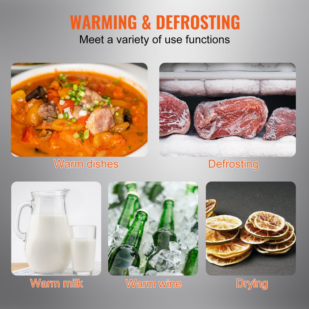 Electric Warming Tray, 16.5" x 23.6" Portable Tempered Glass Heating Tray with Temperature Control (65-90℃), Perfect for Dinner, Catering, House, Parties, Events, Entertaining and Holiday, Black