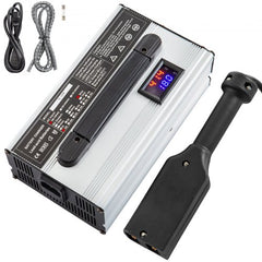 36V 18A Golf Cart Battery Charger Powerwise Plug with LED Indicator Lights 110V Club Car Charger for EzGo Ez-Go TXT Medalist D Style