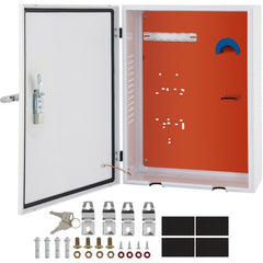 Tesla Charger Station Box, 28 ` ` x 20 ` ` x 10 ` `, Outdoor Cable Box Charging Box Cable Organizer, IP32 Waterproof Dustproof Cool Roll Steel Electrical Enclosure Box, for Tesla Wall Connector
