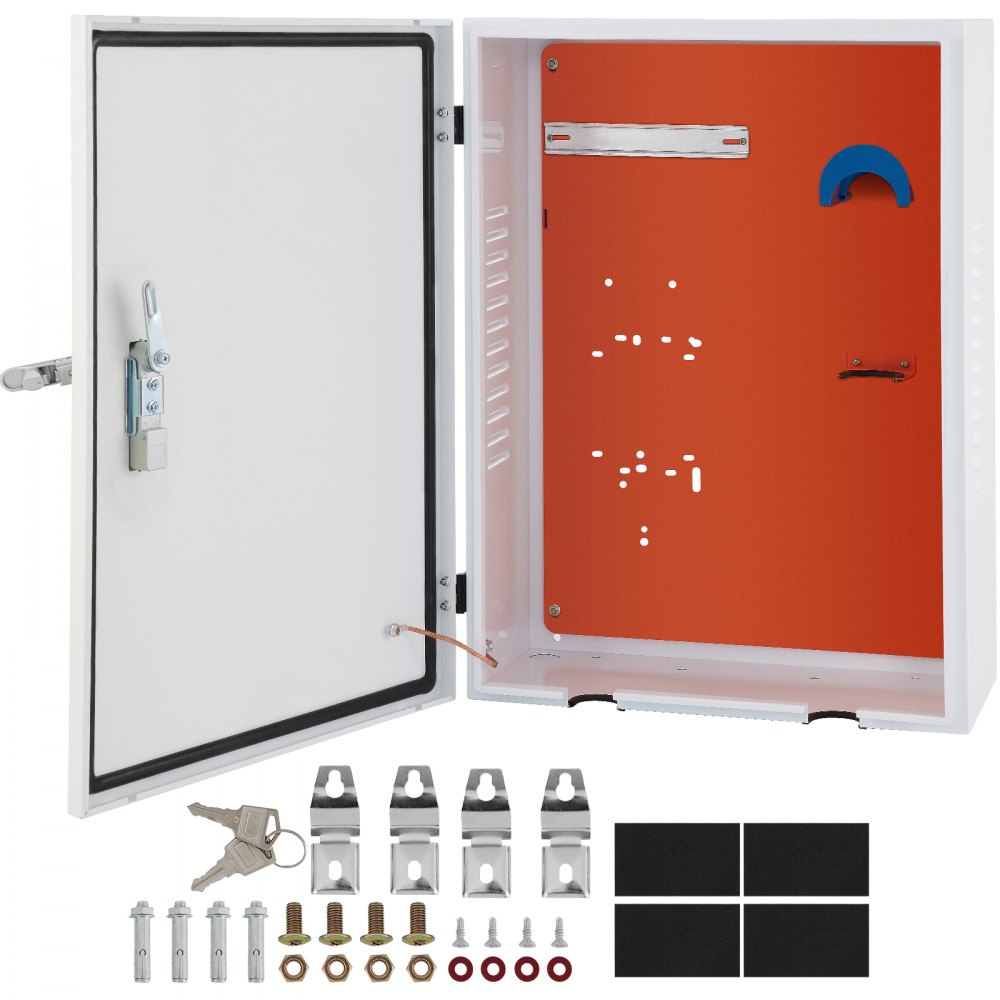 Tesla Charger Station Box, 28 ` ` x 20 ` ` x 10 ` `, Outdoor Cable Box Charging Box Cable Organizer, IP32 Waterproof Dustproof Cool Roll Steel Electrical Enclosure Box, for Tesla Wall Connector