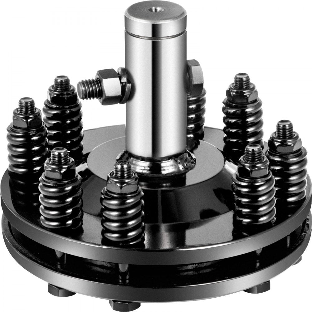 Bostome PTO slip clutch with 1-3/8" round ends made of carburized steel for durability.