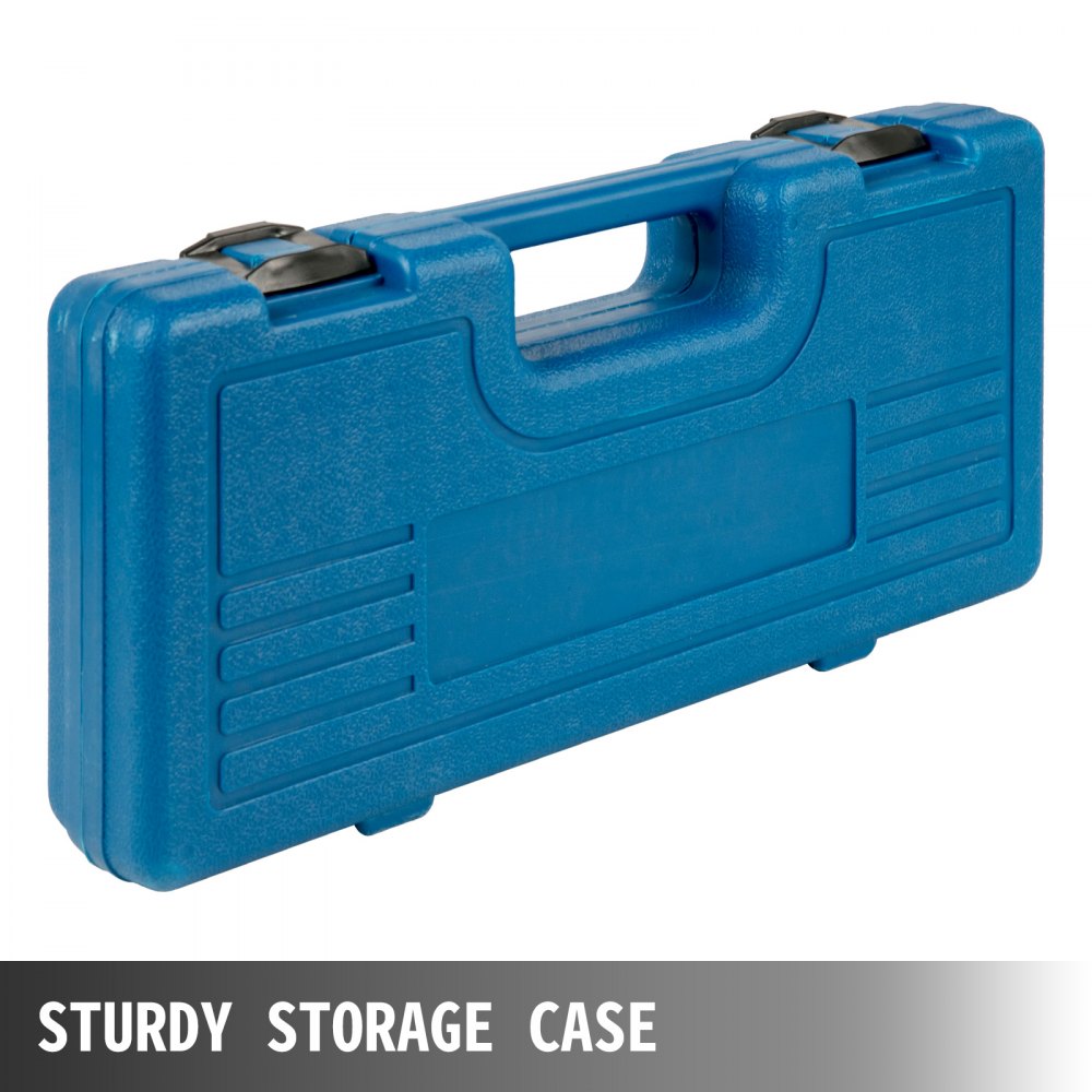 Blue 19-piece 1/2-inch drive impact socket set in sturdy storage case.