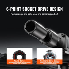 Bostome 14-piece 1/4" drive impact socket set in a metal carrying case with laser-etched markings.