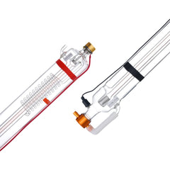 Bostome 90W CO2 Laser Tube made of borosilicate glass, 1250mm long for precise cutting.