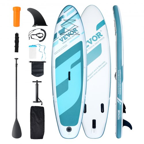 Bostome 11' inflatable stand up paddle board with a 33" wide design for stability and durability.