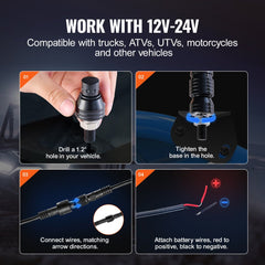 1 PC 5 FT Whip Light, APP & RF Remote Control Led Whip Light, Waterproof 360°Spiral RGB Chasing Lighted Whips with 2 Flags, for UTVs, ATVs, Motorcycles, RZR, Can-am, Trucks, Off-road, Go-karts