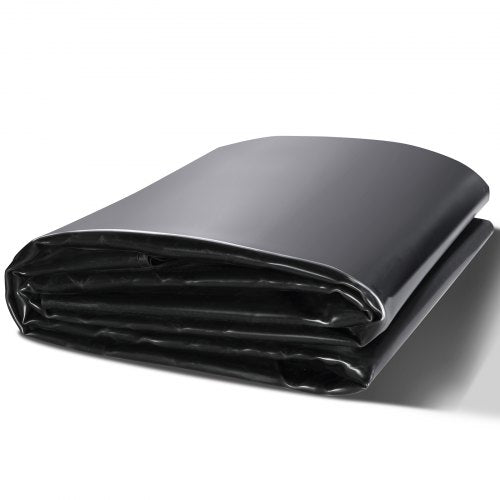 Pond Liner, 20 x 25 ft 45 Mil Thick, Pliable EPDM Material Pond Skins, Easy Cutting Underlayment for Fish or Koi Pond, Waterfall Base, Water Features, Water Gardens, Fountains, Black