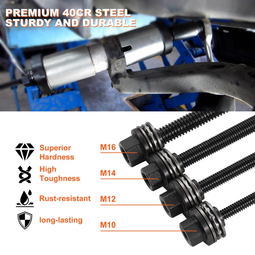 36 PCS Pull and Press Sleeve Kit Steel Bush Bearing Removal Installation