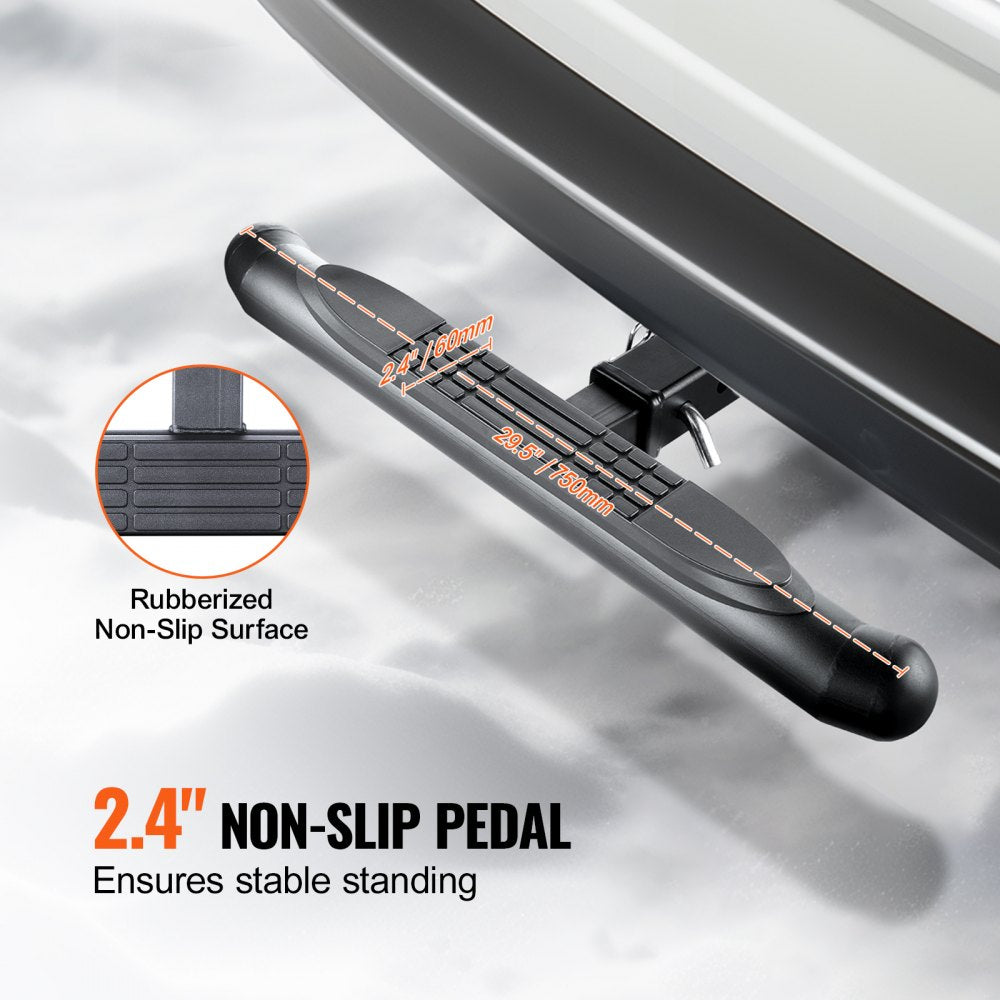 Hitch Step for 2" Receiver Universal Trailer Tow Rear Bumper Guard Steel