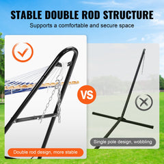 Steel Hammock Stand 550lbs Capacity Hammock Frame Fits 7.5-13.5ft Hammocks