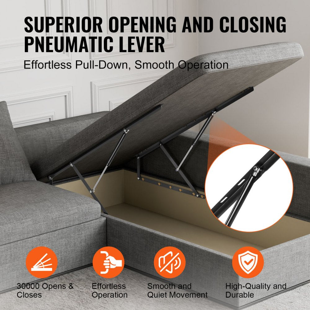Bed Lift 59x71 in Compatible Bed Size 154 lbs Load DIY Wall Bed Hardware