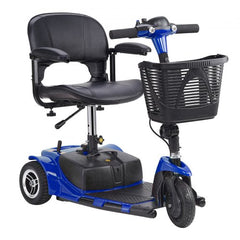 3-Wheel Folding Mobility Scooter for Seniors 12 Mile Range 265LBS Capacity