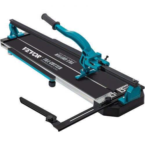 Bostome 39" single rail manual tile cutter with laser guide for precise tile cutting.