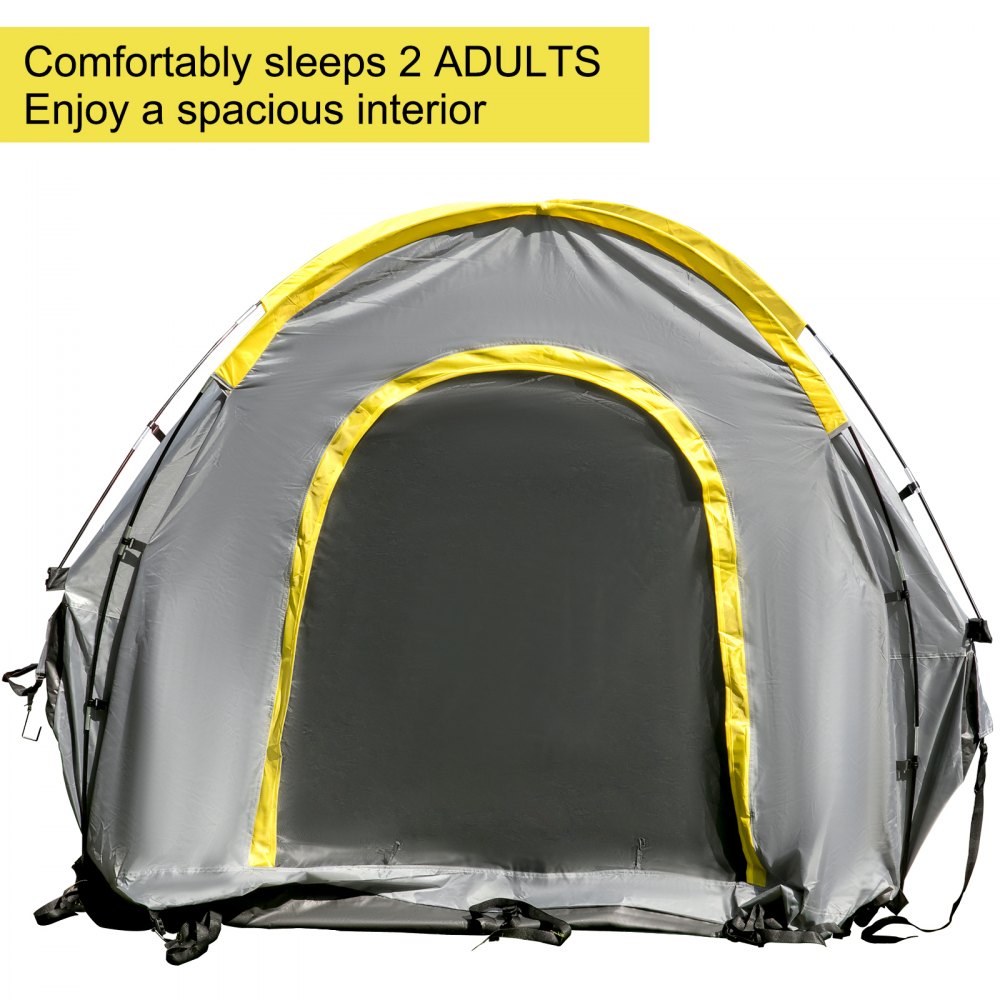 Truck Tent 6.5 ft, Truck Bed Tent, Pickup Tent for Full Size Truck, Waterproof Truck Camper, 2-Person Sleeping Capacity, 2 Mesh Windows, Easy to Setup Truck Tents for Camping, Hiking, Fishing