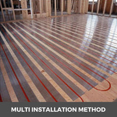PEX Heat Transfer Plates, 200 pcs Box Radiant Heat Transfer Plates, 2ft Aluminum PEX Heat Transfer Plates, 1/2 inch Heat Transfer Plates Designed for PEX Tubing