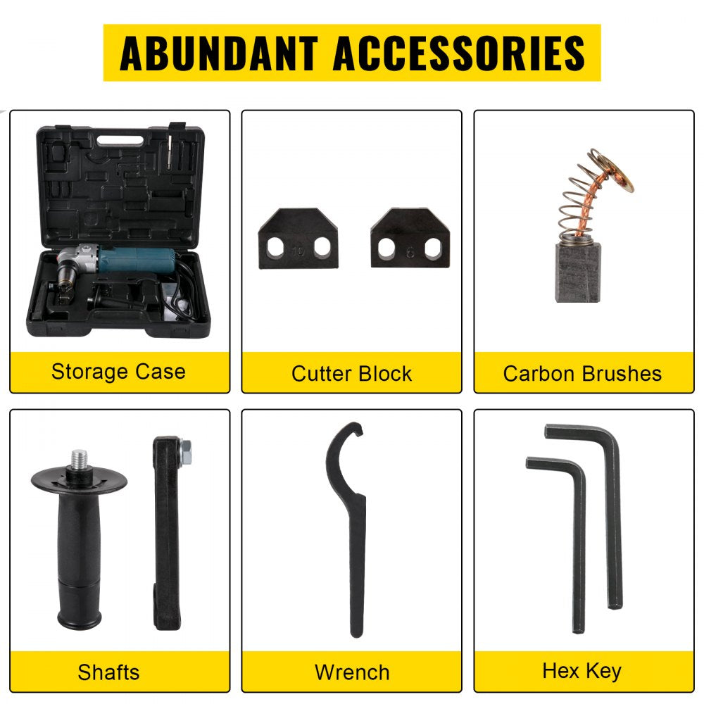 Bostome Electric Metal Nibbler with a 625W motor and 4mm cutting capacity for metal projects.