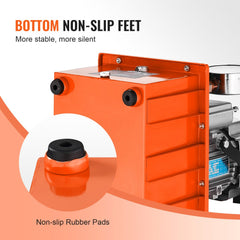 Electric Hydraulic Pump, 10000 PSI 750W 110V 488 in³/8L Capacity, Single Acting Solenoid Valve, Electric Driven Hydraulic Pump Power Pack Unit with Pedal Switch for Punching/Bending/Jack Machine