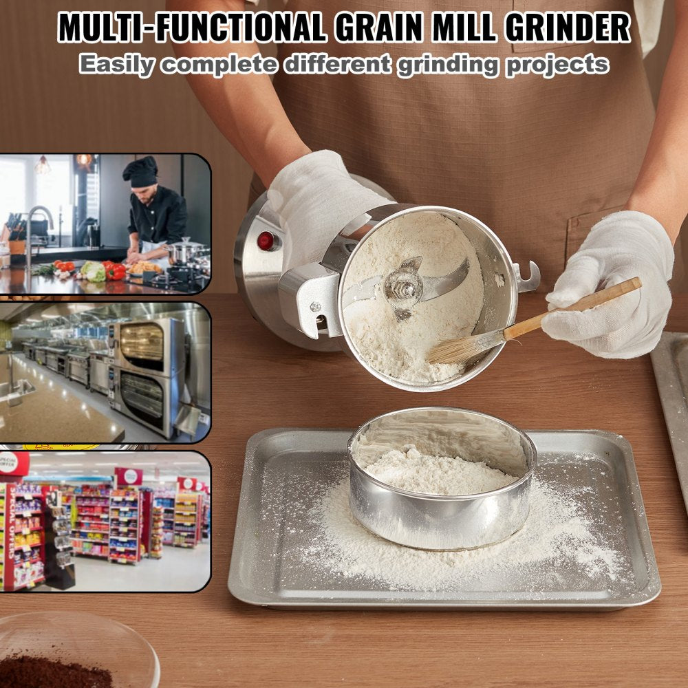 150g Commercial Spice Grinder Electric Grain Mill Grinder High Speed