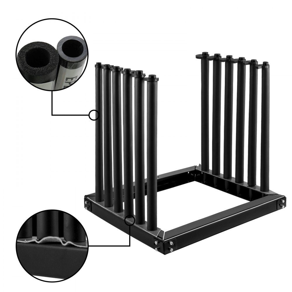 Windshield Rack 5-Lite, Windshield Truck Rack Steel, Windshield Glass Rack 24-Inch Height, Windshield Rack for Truck w/PVC Pad & Foam Padding, Glass Rack for Truck, for Glass Transportation