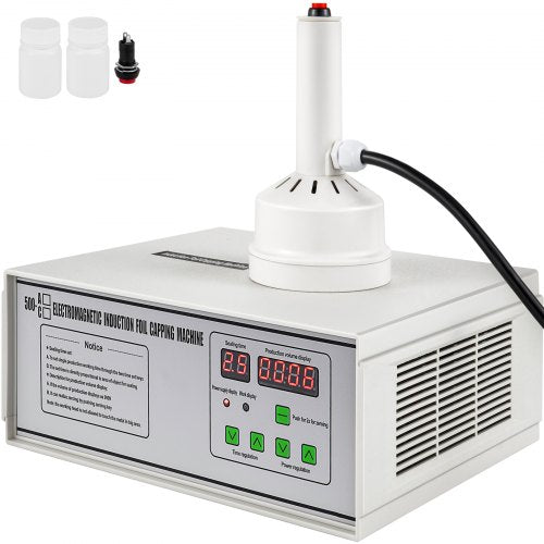 Induction Sealer, 20mm-100mm 110V Induction Bottle Sealing Machine, Induction Sealing Machine, White Bottle Cap Sealing Machine for Bottles