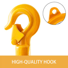 Spring Balancer 20-33lbs(9-15kg) Retractable Tool Holder 1.5m Length Tool Balancer with Hook and Wire Rope Adjustable Balancer Retractor Hanging Holding Equipment in Yellow
