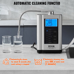 Bostome Alkaline Water Ionizer Machine with 7 settings and auto-clean feature.