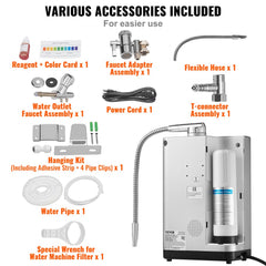 Bostome Alkaline Water Ionizer Machine with 7 settings and auto-clean feature.