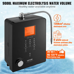 Bostome Alkaline Water Ionizer Machine with 9 plates and six water settings for customized hydration.
