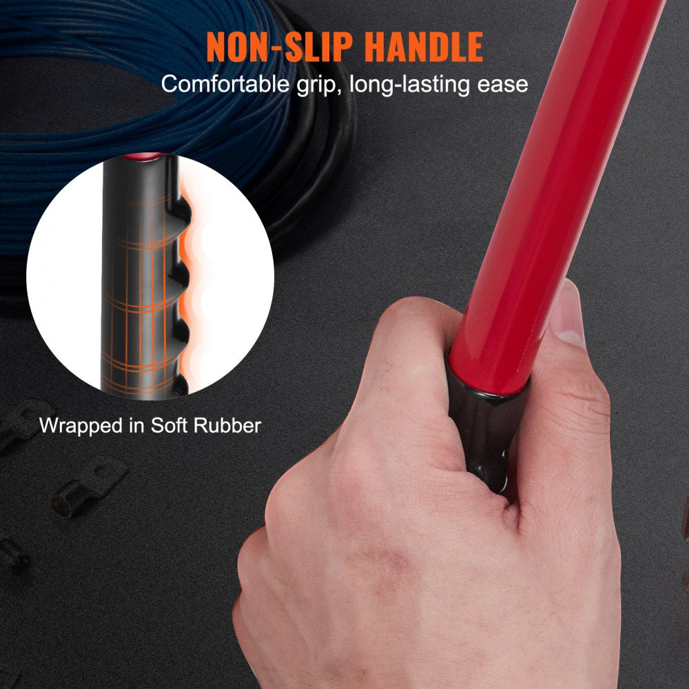 Crimping Tool, AWG10-1/0 Copper And Aluminum Terminal Battery Lug Crimper, 6 Wire Sizes Crimping Die, with a Cutting Pliers, Gloves, 95pcs Copper Ring Connectors, and 100pcs Heat Shrink Tubes