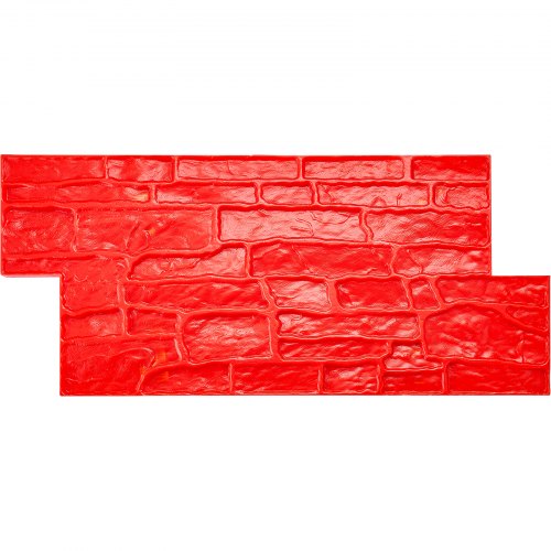 Bostome polyurethane concrete stamp mat with slate stone texture, measuring 29x13 inches.