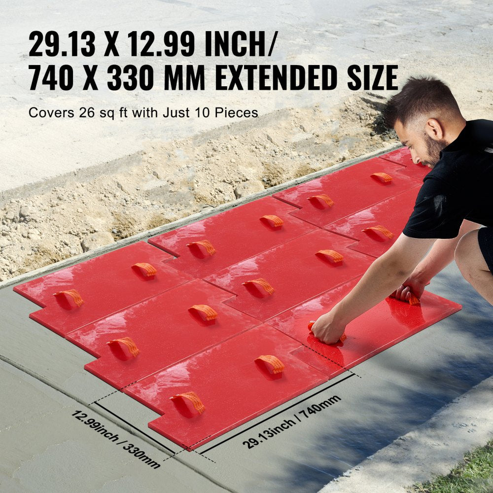 Bostome polyurethane concrete stamp mat with slate stone texture, measuring 29x13 inches.
