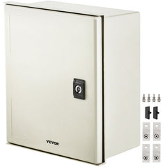 Fiberglass STELL Enclosure, 12 x 10 x 6`` NEMA 4X Fiberglass Electrical Box, IP66 Waterproof & Dustproof, Outdoor/Indoor Electrical Junction Box, with Mounting Plate(30 x 25 x 14 cm)