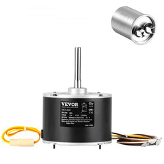 Condenser Fan Motor 5KCP39BGS069S, 5KCP39BGY915S, 1/10 HP 208-230V, 1100RPM, OEM Standard Upgraded Replacement Condenser Motor Reversible Rotating, Explosion-proof CBB65 5μF/370V Capacitor