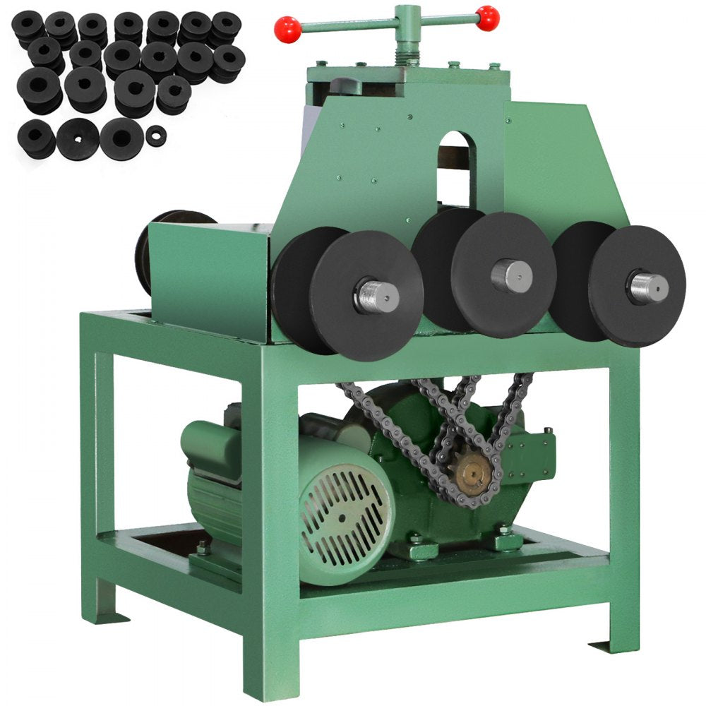 Bostome 1500W Electric Tube Bender with 9 round and 8 square die set for precise bending.