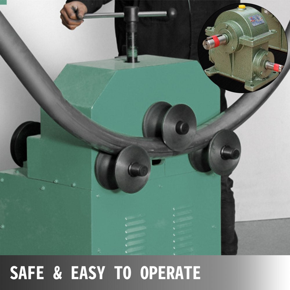 Bostome 1500W Electric Tube Bender with 9 round and 8 square die set for precise bending.