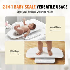 Baby Scale Infant Weight Scale with Hold & Tare Function and 5 Units 66LBS