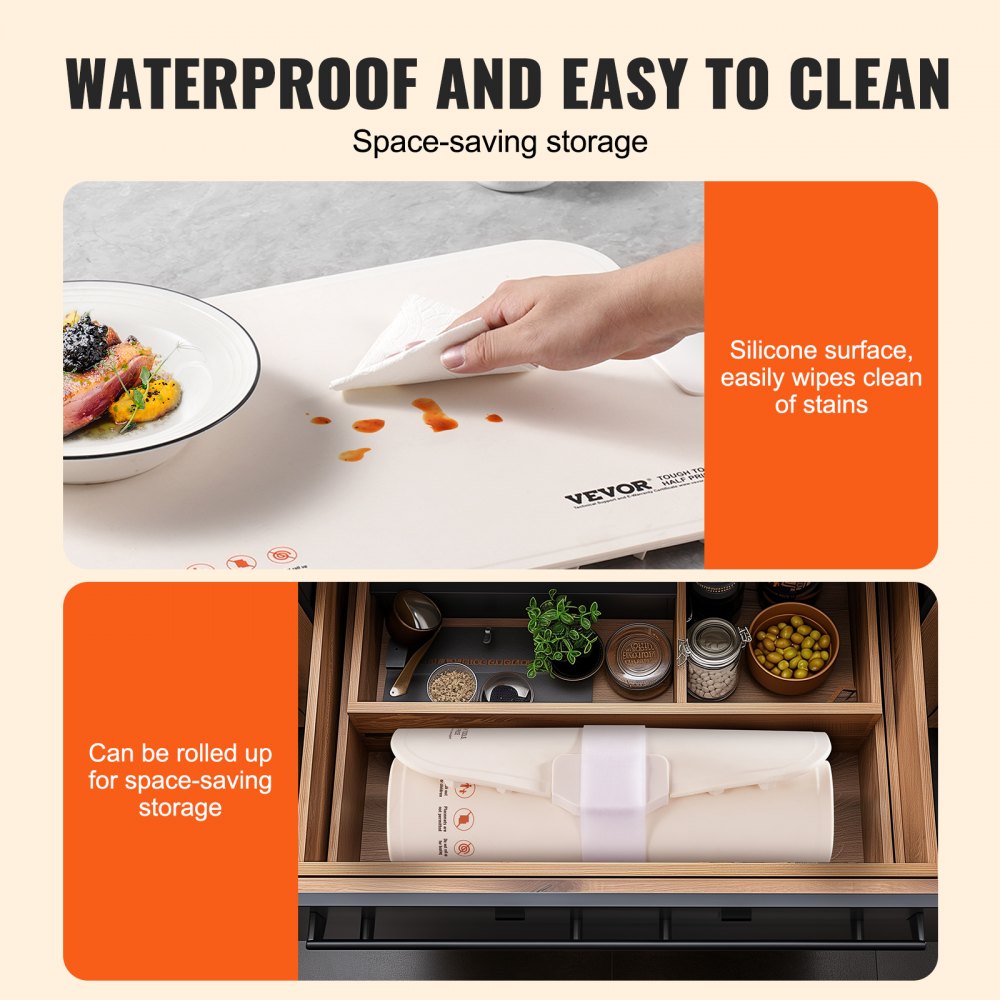 Electric Warming Tray Rollable Food Warming Mat w/ Temp Control for Buffet