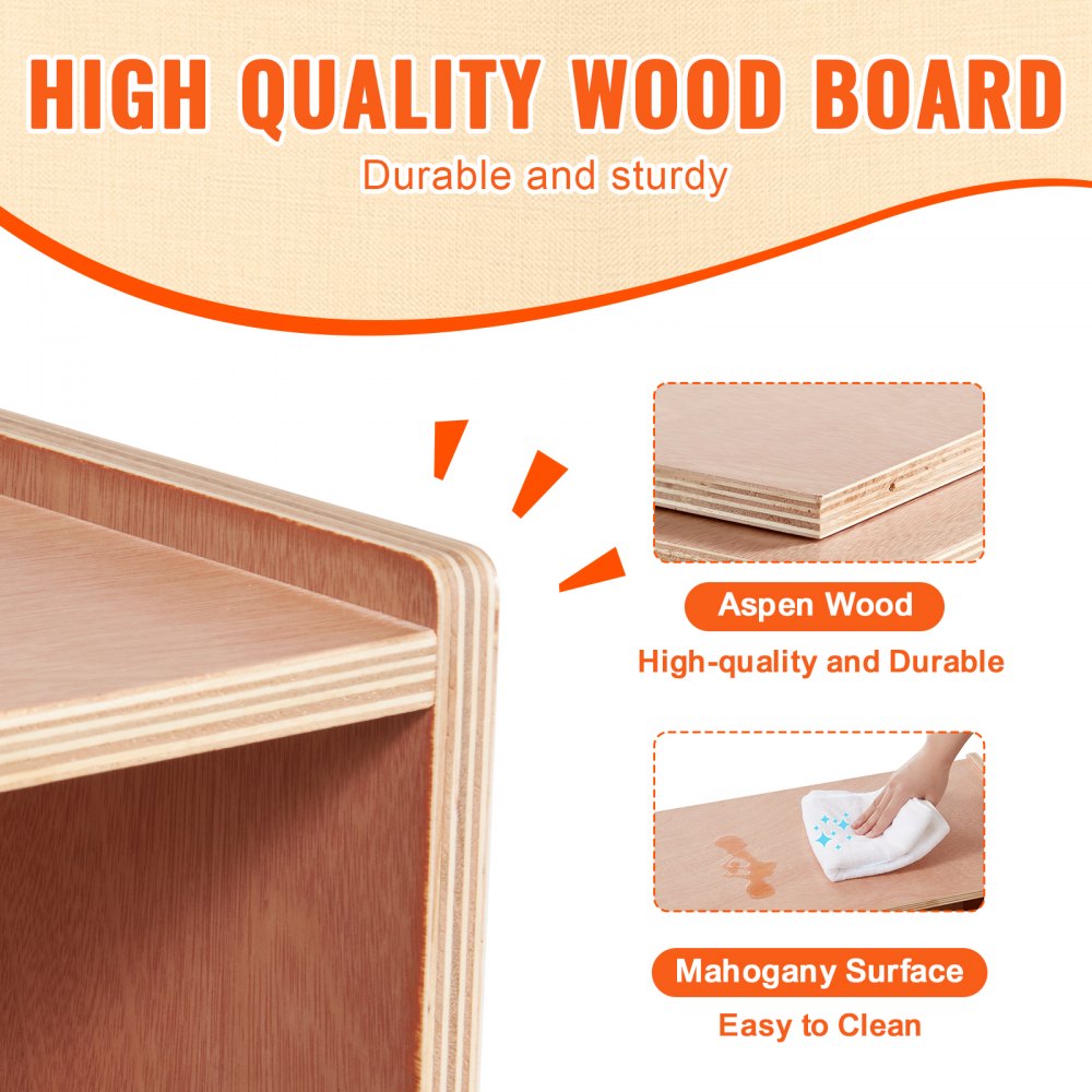 Storage Shelf Tray Cabinet 5-Section Cubby Storage 2-Shelf for Home School, Kid Cubby Lockers